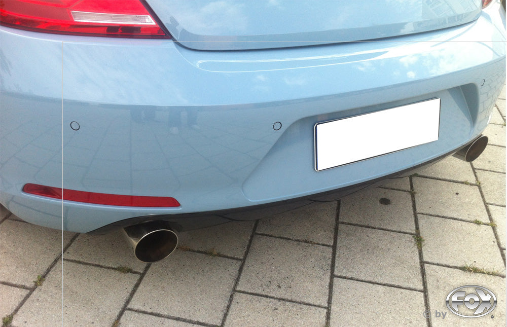 Fox passend fürVW Beetle - 16 (5C) Coupe & Cabrio Einzelradauf. Endschalldämpfer Ausgang rechts/links - 1x100 Typ 25 rechts/links