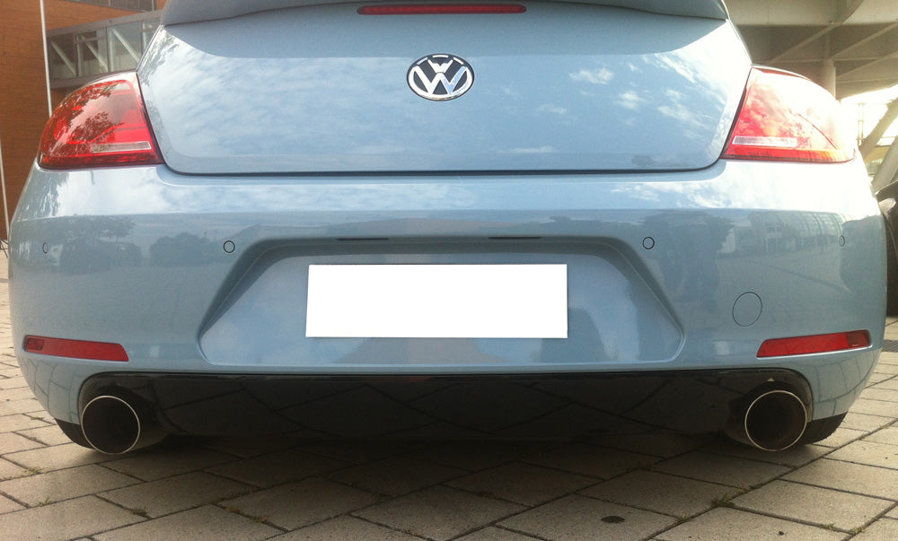 Fox passend fürVW Beetle 2,0l - 16 (5C) Coupe & Cabrio Endschalldämpfer Ausgang rechts/links - 1x100 Typ 25 rechts/links