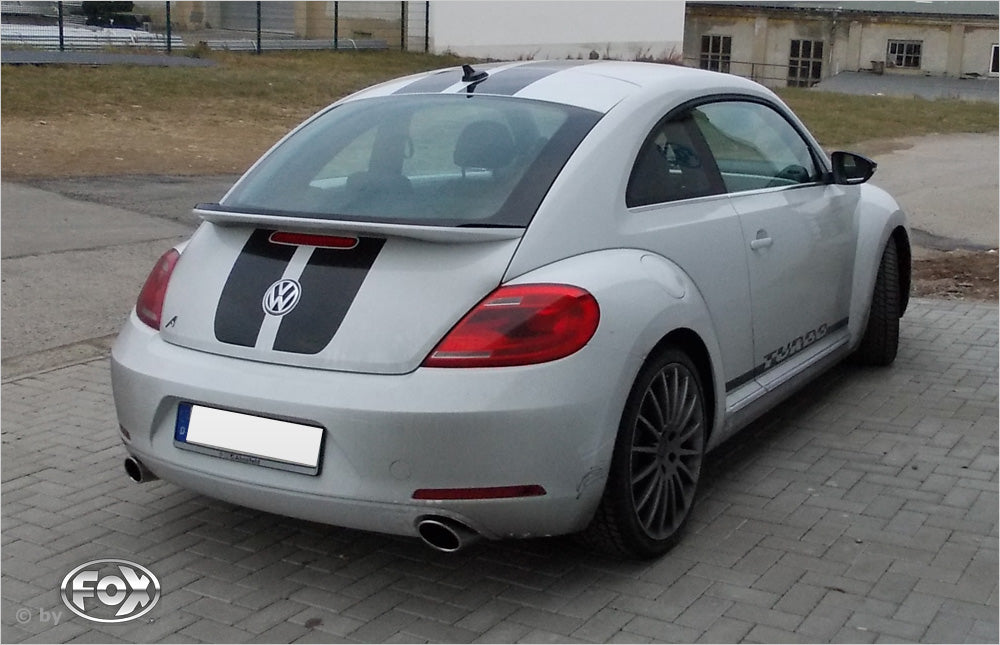 Fox passend fürVW Beetle 2,0l - 16 (5C) Coupe & Cabrio Endschalldämpfer Ausgang rechts/links - 115x85 Typ 38 rechts/links