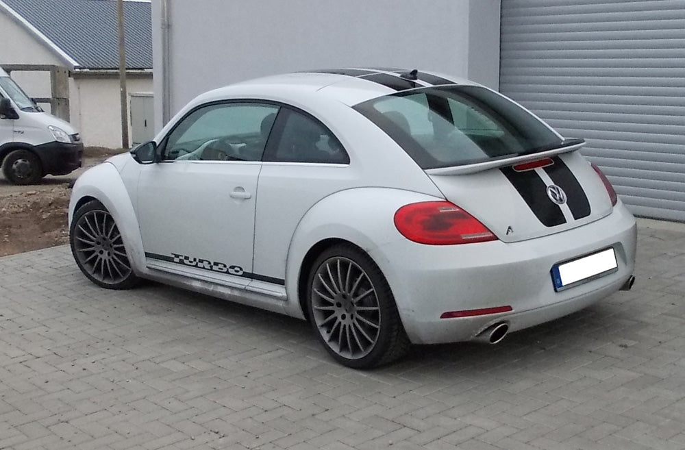Fox passend fürVW Beetle 2,0l R-Paket - 16 (5C) Coupe & Cabrio Endschalldämpfer Ausgang rechts/links - 115x85 Typ 38 rechts/links