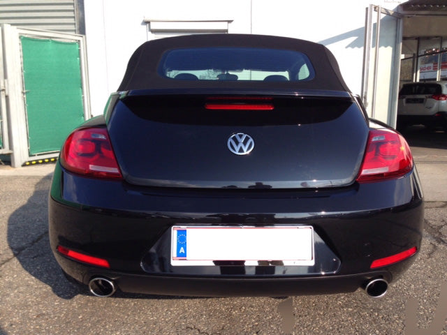 Fox passend fürVW Beetle 2,0l R-Paket - 16 (5C) Coupe & Cabrio Endschalldämpfer Ausgang rechts/links - 115x85 Typ 38 rechts/links
