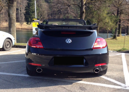 Fox passend fürVW Beetle 2,0l R-Paket - 16 (5C) Coupe & Cabrio Endschalldämpfer Ausgang rechts/links - 115x85 Typ 38 rechts/links