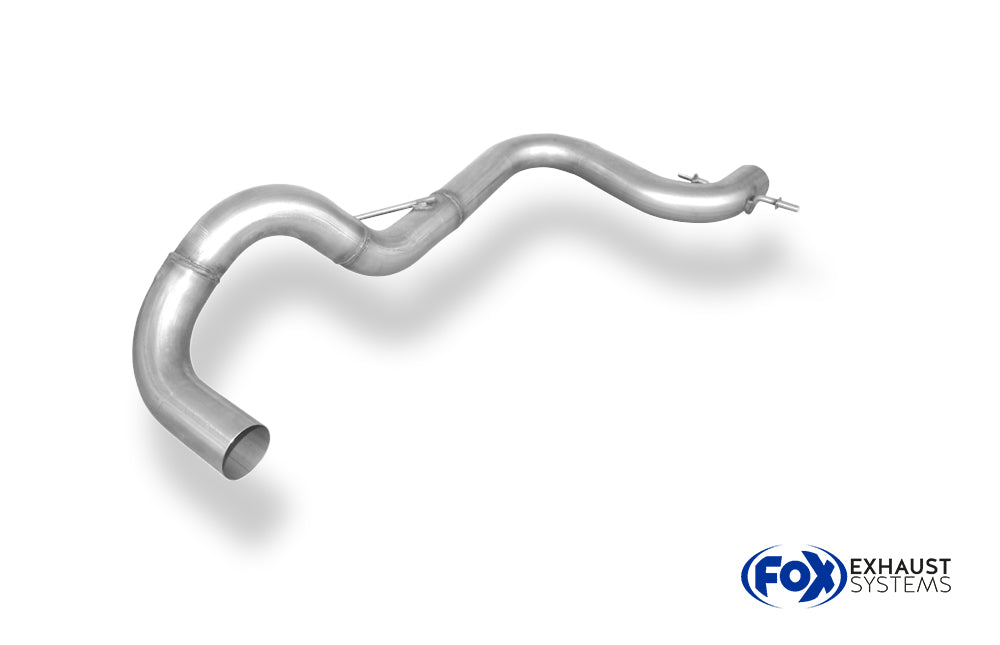 Fox passend fürVW Beetle 1,2l - 16 (5C) Coupe & Cabrio - Starre Hinterachse Mittelschalldämpferersatzrohr