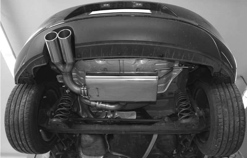 Fox passend fürVW Beetle 1,2l - 16 (5C) Coupe & Cabrio - Starre Hinterachse Endschalldämpfer einseitig - 2x90 Typ 16
