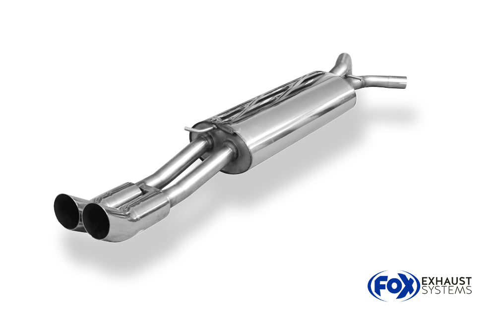 Fox passend fürSkoda Octavia Typ 1U Endschalldämpfer - 2x76 Typ 18
