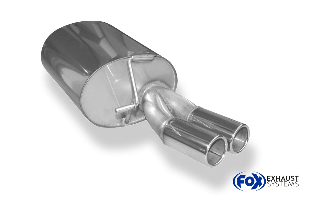 Fox passend fürVW Bora 1J/ Bora 1J Variant - 4-Motion Endschalldämpfer - 2x76 Typ 12
