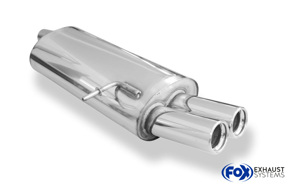 Fox passend fürVW Sharan Typ 7M Endschalldämpfer - 2x80 Typ 13