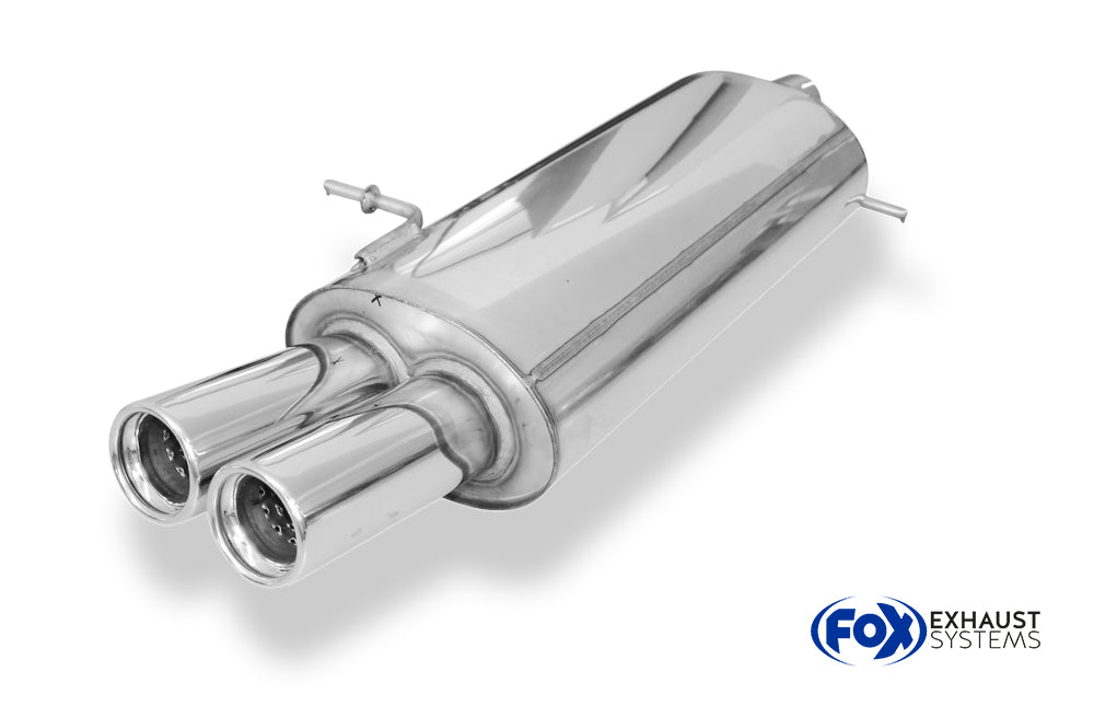 Fox passend für VW Sharan Typ 7M Endschalldämpfer - 2x80 Typ 13