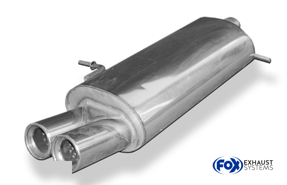 Fox passend fürVW Sharan Typ 7M - 4 Motion/ Syncro Endschalldämpfer - 2x80 Typ 13