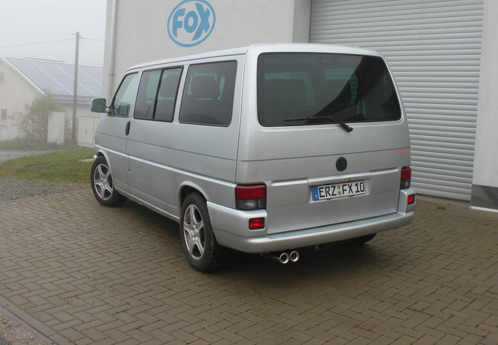 Fox passend fürVW T4 - Frontantrieb - Bus/ Transporter/ Multivan/ Caravelle Endschalldämpfer - 2x80 Typ 13