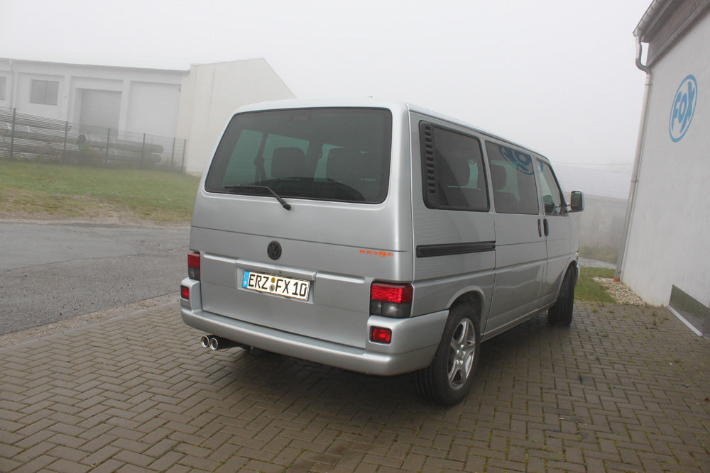 Fox passend für VW T4 - Frontantrieb - Bus/ Transporter/ Multivan/ Caravelle Endschalldämpfer - 2x80 Typ 13
