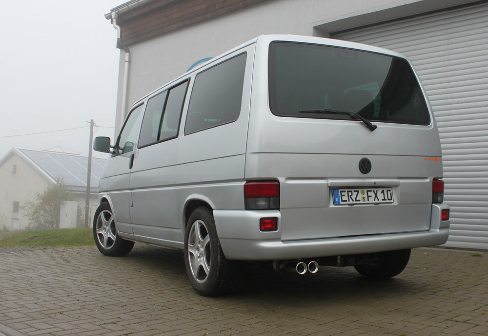Fox passend fürVW T4 - Frontantrieb - Bus/ Transporter/ Multivan/ Caravelle Endschalldämpfer - 2x80 Typ 13