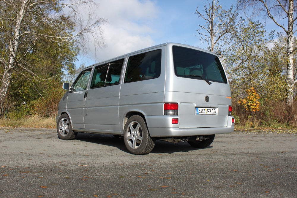 Fox passend fürVW T4 - Frontantrieb - Bus/ Transporter/ Multivan/ Caravelle Endschalldämpfer - 2x63 Typ 28