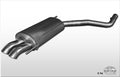 Fox passend für VW Pritsche T4 Endschalldämpfer - 2x63 Typ 28