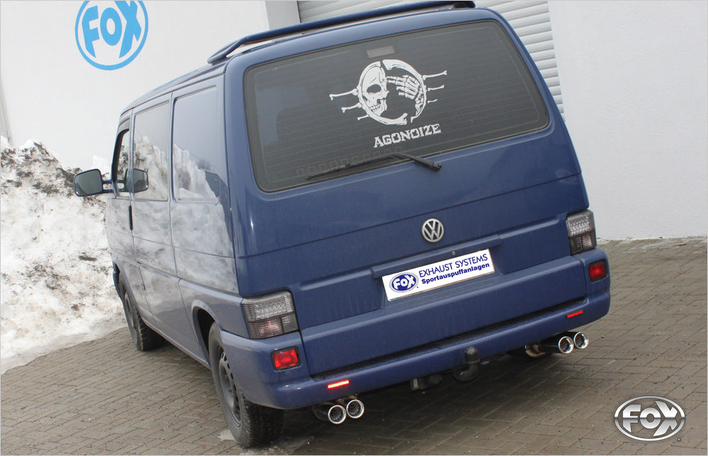 Fox passend fürVW Bus T4 Endschalldämpfer rechts/links - 2x80 Typ 13 rechts/links
