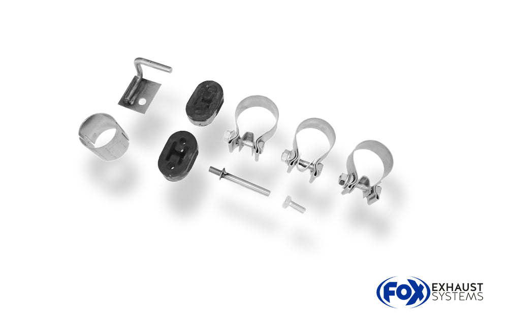 Fox passend fürVW Bus T4 Endschalldämpfer rechts/links einflutig - 160x80 Typ 53 rechts/links