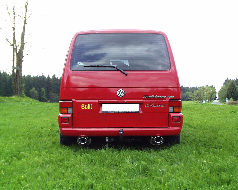 Fox passend fürVW Bus T4 Endschalldämpfer rechts/links einflutig - 115x85 Typ 33 rechts/links