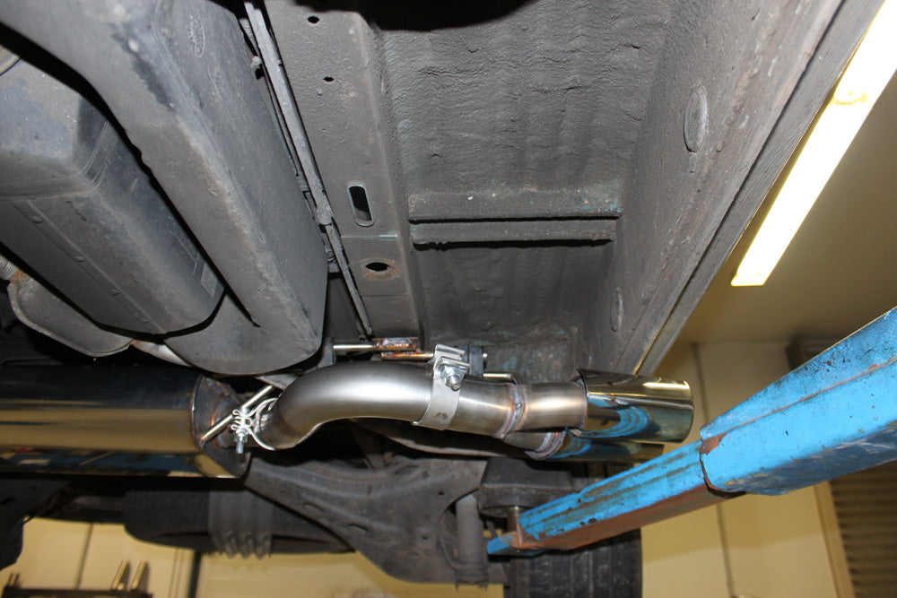 Fox passend fürVW T4 - 2,5l TDI Sidepipe bestehend aus End- und Vorschalldämpfer mit Ausgang an der Fahrerseite - 2x106x71 Typ 38