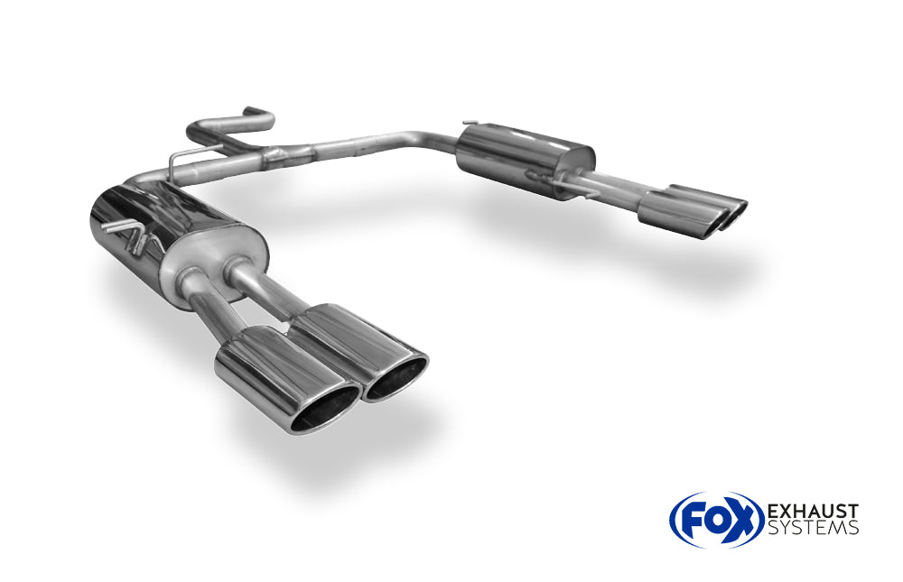 Fox passend fürVW Bus T5/ T6 Endschalldämpfer Ausgang rechts/links - 2x115x85 Typ 32 rechts/links