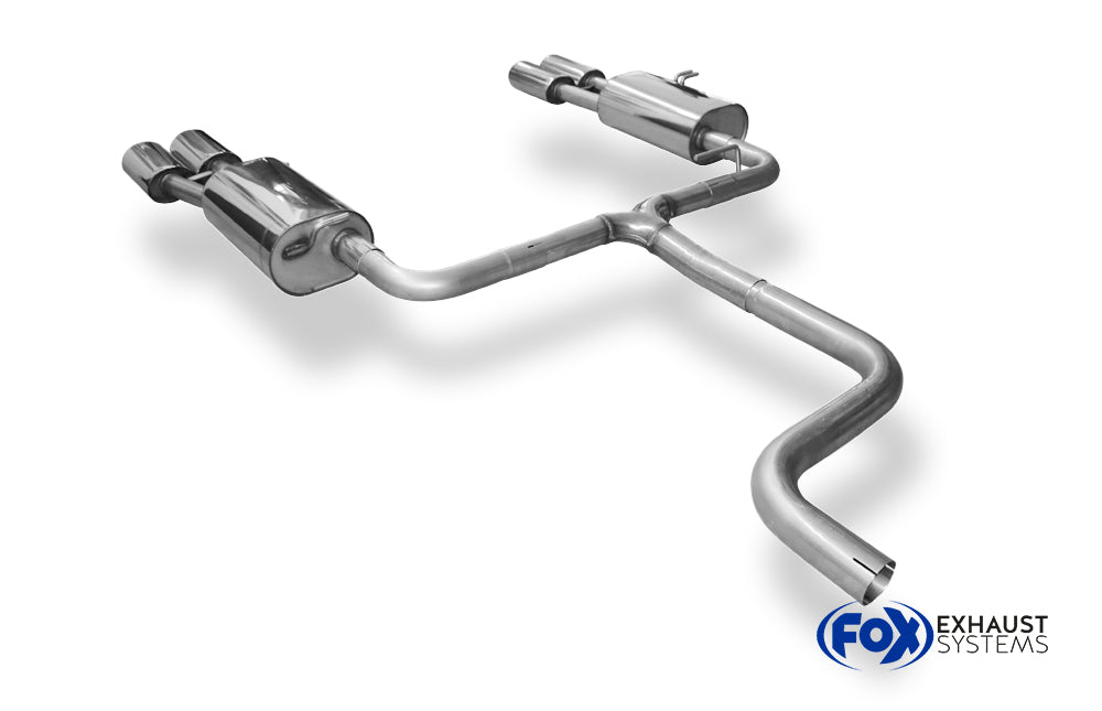 Fox passend fürVW Bus T5/ T6 Endschalldämpfer Ausgang rechts/links - 2x115x85 Typ 32 rechts/links