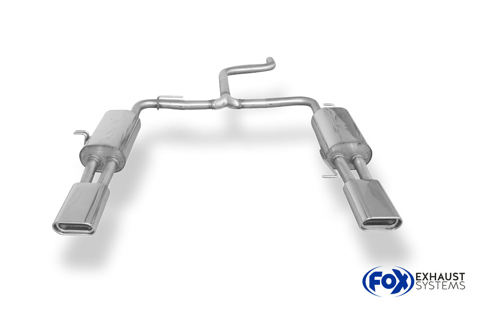 Fox passend fürVW Bus T5/ T6 Endschalldämpfer Ausgang rechts/links - 160x80 Typ 53 rechts/links