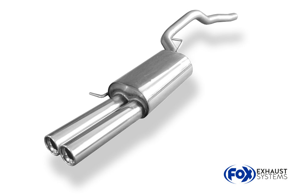Fox passend fürVW Bus T5/ T6 Endschalldämpfer - 2x80 Typ 13