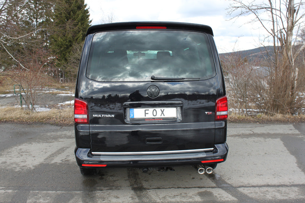 Fox passend fürVW Bus T5/T6 4MOTION Endschalldämpfer - 2x88x74 Typ 33
