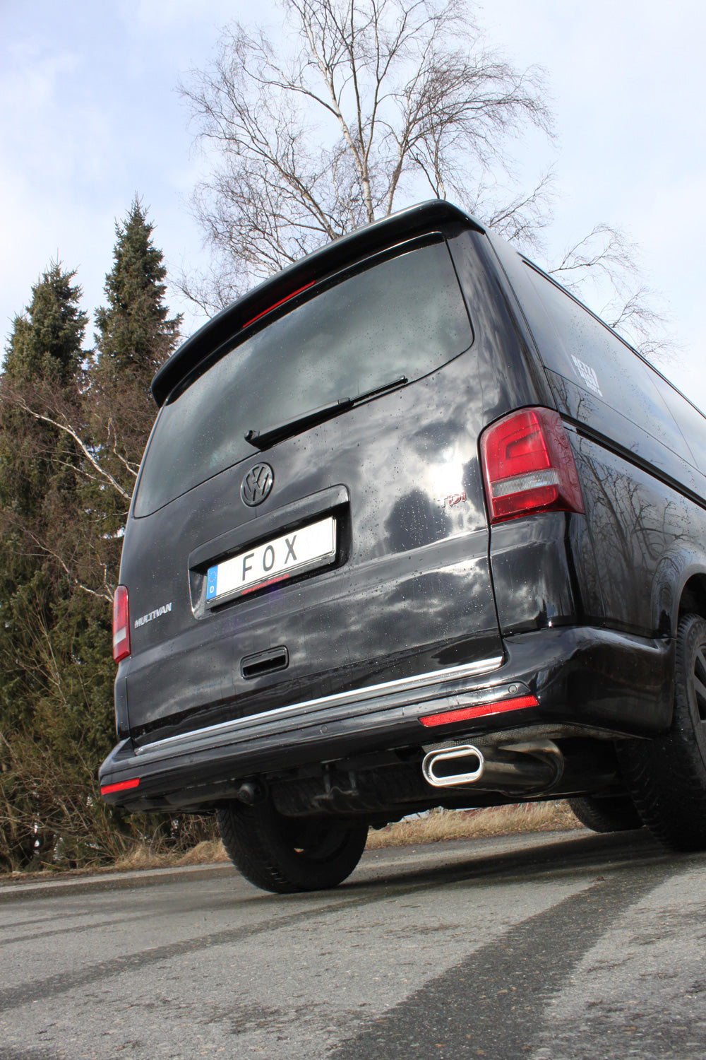 Fox passend fürVW Bus T5/T6 4MOTION Endschalldämpfer - 160x80 Typ 53