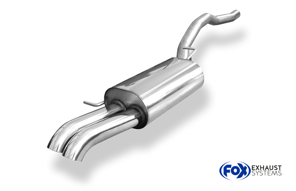 Fox passend fürVW Bus T5/ T6 Endschalldämpfer - 2x63 Typ 28