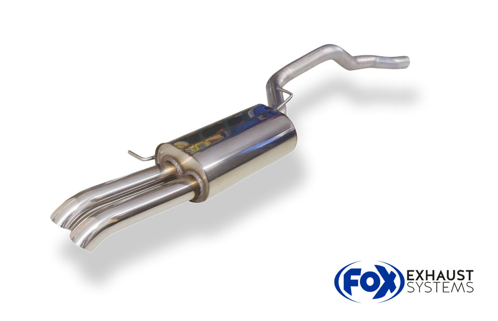 Fox passend fürVW Bus T5/T6 4MOTION Endschalldämpfer - 2x63 Typ 28