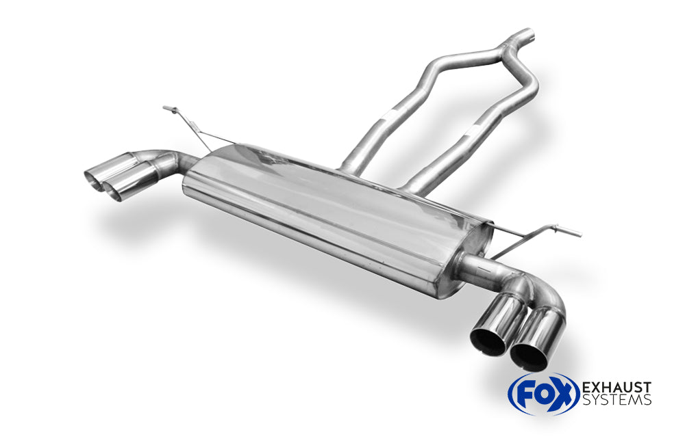 Fox passend fürVW Touareg Typ 7L Endschalldämpfer Ausgang rechts/links - 2x80 Typ 25 rechts/links