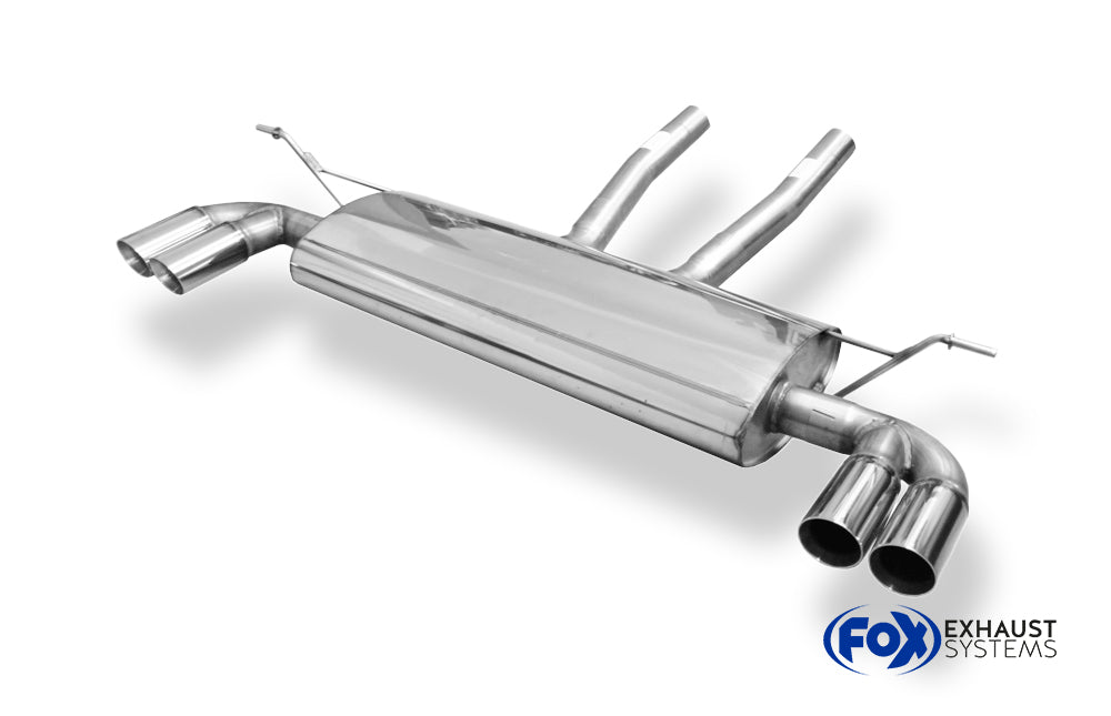 Fox passend fürVW Touareg Typ 7L Endschalldämpfer Ausgang rechts/links - 2x80 Typ 25 rechts/links - Rohrdurchmesser: 70mm