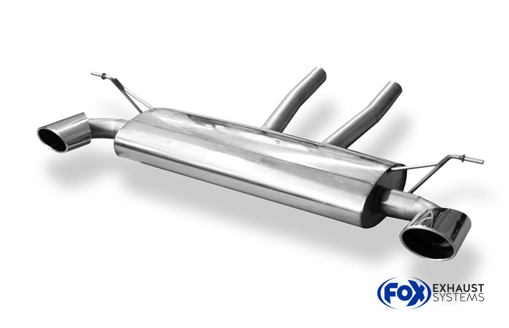 Fox passend fürVW Touareg Typ 7L Endschalldämpfer Ausgang rechts/links - 140x90 Typ 32 rechts/links - Rohrdurchmesser: 70mm