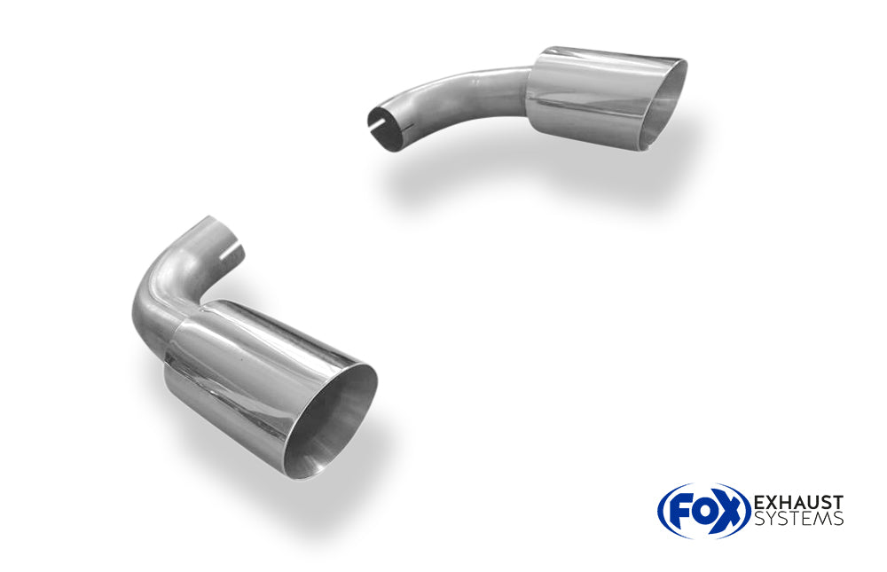 Fox passend fürVW Touareg Typ 7P Endrohrpaar zum Anstecken für den originalen Endschalldämpfer - 1x114 Typ 25 rechts/links