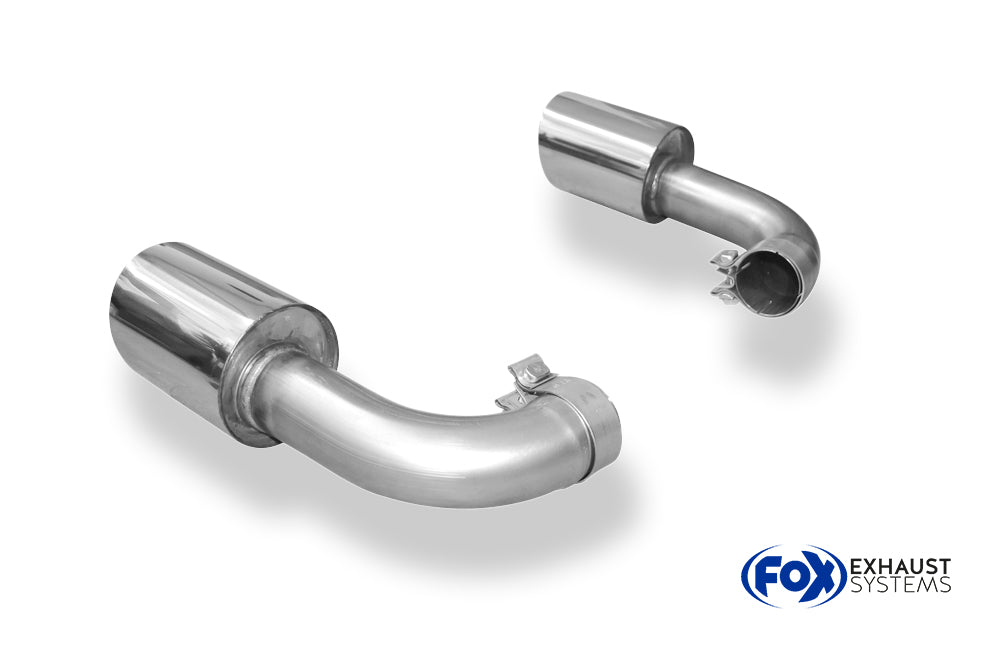 Fox passend fürVW Touareg Typ 7P Endrohrpaar zum Anstecken für den originalen Endschalldämpfer - 1x125 Typ 25 rechts/links
