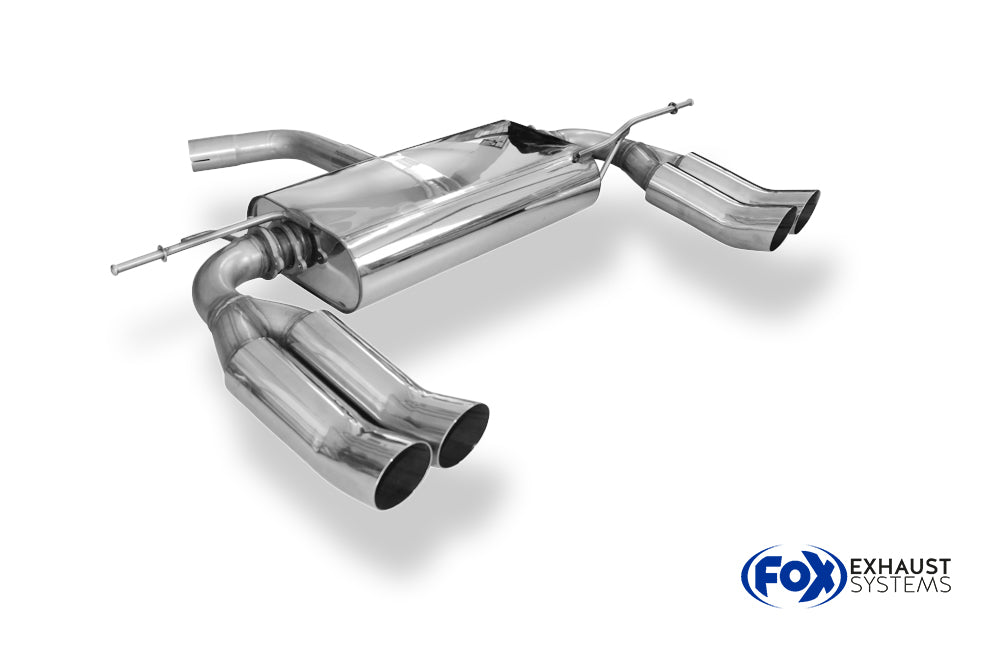 Fox passend fürVW Touran Endschalldämpfer Ausgang rechts/links  - 2x76 Typ 18 rechts/links