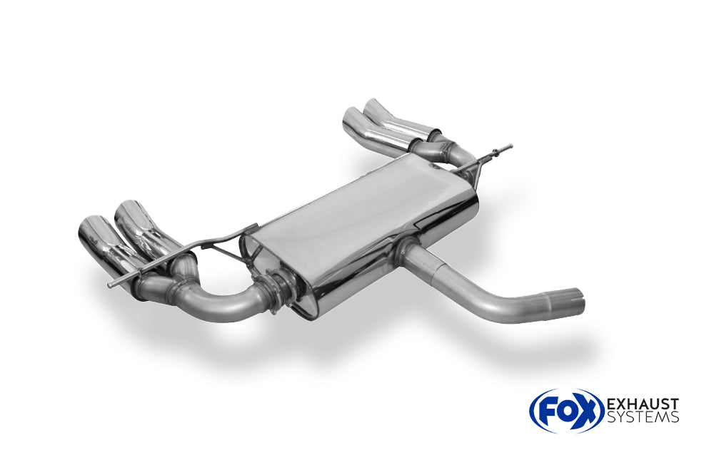 Fox passend fürVW Touran Endschalldämpfer Ausgang rechts/links  - 2x76 Typ 18 rechts/links