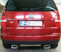 Fox passend für VW Touran Endschalldämpfer Ausgang rechts/links - 160x80 Typ 53 rechts/links
