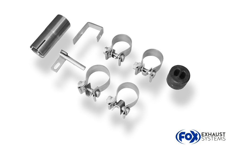 Fox passend fürVW Caddy III Endschalldämpfer Ausgang rechts/links - 160x80 Typ 53 rechts/links