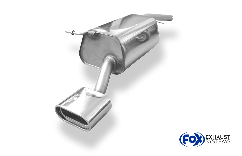 Fox passend fürVW Caddy III Endschalldämpfer einseitig - 160x80 Typ 53