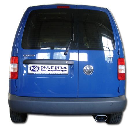 Fox passend für VW Caddy III Endschalldämpfer einseitig - 160x80 Typ 53