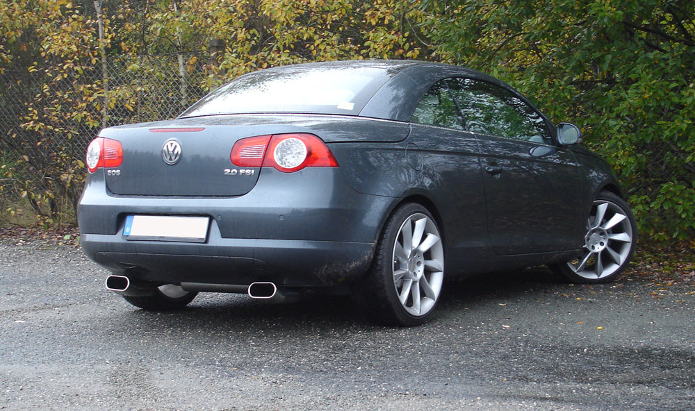 Fox passend für VW Eos  1F Endschalldämpfer Ausgang rechts/links - 160x80 Typ 56 rechts/links