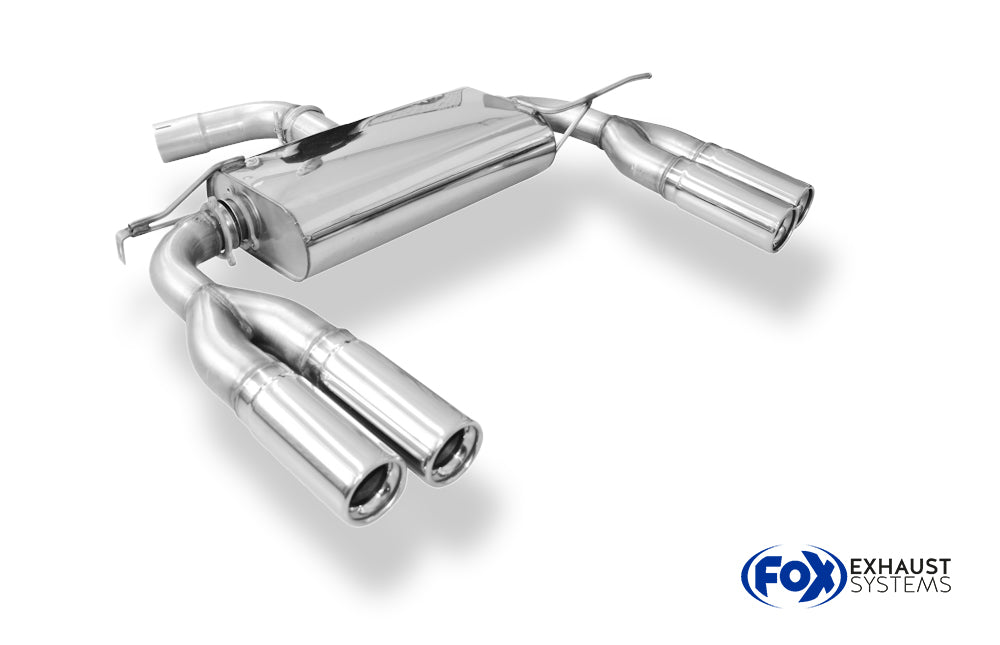 Fox passend fürVW EOS - 1F Endschalldämpfer - 2x76 Typ 13 rechts/links