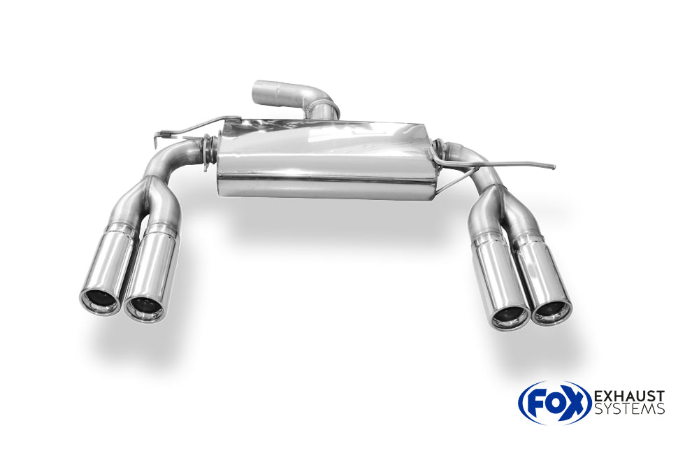 Fox passend für VW EOS - 1F Endschalldämpfer - 2x76 Typ 13 rechts/links