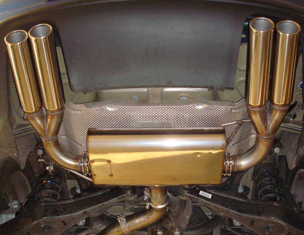 Fox passend fürVW Eos 1F - Facelift - 1,4l Endschalldämpfer rechts/links - 2x80 Typ 16 rechts/links