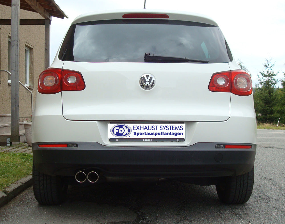 Fox passend fürVW Tiguan 5N - 4motion Endschalldämpfer - 2x80 Typ 17