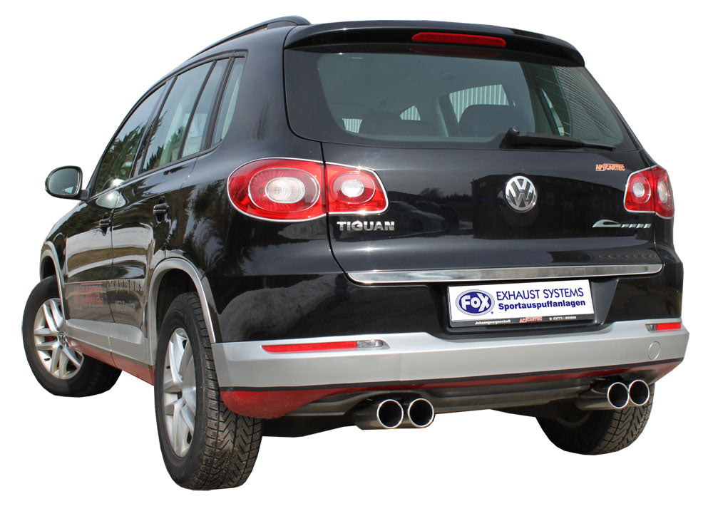 Fox passend für VW Tiguan 5N - 4motion Endschalldämpfer Ausgang rechts/links - 2x90 Typ 12 rechts/links