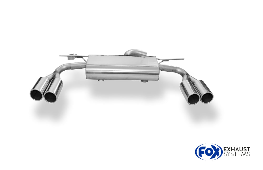 Fox passend für VW Tiguan II Benzin - 4motion Endschalldämpfer Ausgang rechts/links - 2x90 Typ 12 rechts/links