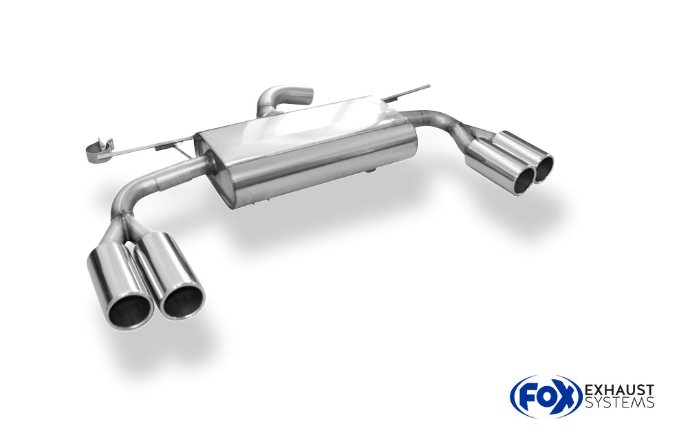 Fox passend fürVW Tiguan II Benzin - 4motion Endschalldämpfer Ausgang rechts/links - 2x90 Typ 12 rechts/links