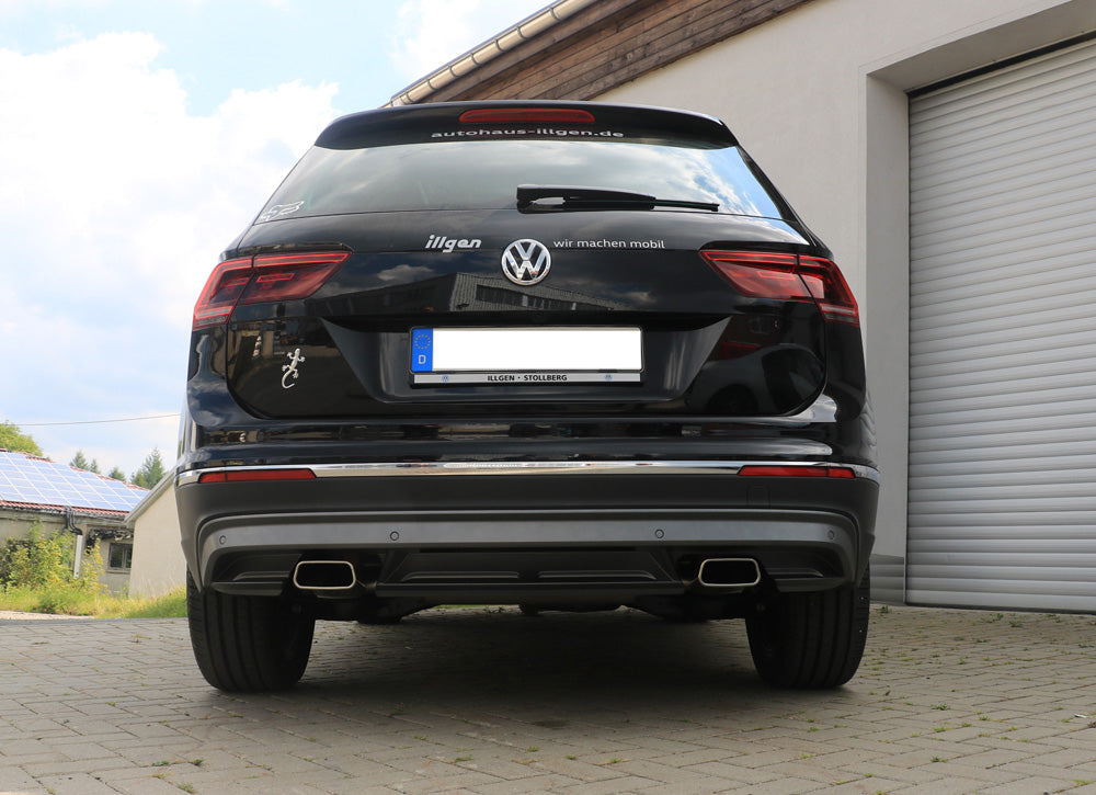 Fox passend fürVW Tiguan II Benzin - 4motion Endschalldämpfer Ausgang rechts/links - 145x65 Typ 59 rechts/links